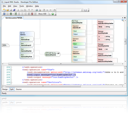 WSDL editor